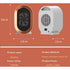 1200W ceramic PTC electric fan heater, two temperature settings, overheat protection, rapid heating, quiet operation, energy saving.