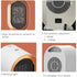 1200W ceramic PTC electric fan heater, two temperature settings, overheat protection, rapid heating, quiet operation, energy saving.