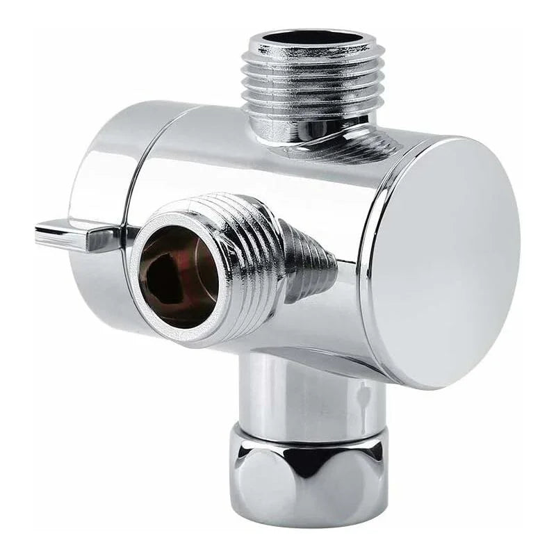 3 Way Multi-Function Shower Faucet Diverter Shower Head Adapter For Shower Arm Kitchen Sink G1/2