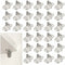 30 Pieces Shelf Support Pegs, 5Mm Shelf Pegs L-Shaped Bracket For Wood And Glass Cabinet Storage Furniture Cupboard