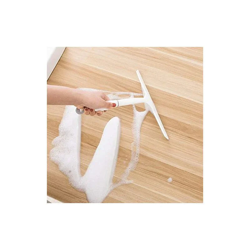 Shower Squeegee Glass Squeegee, Glass And Tile Squeegee For Window Or Shower - With Heavy Duty Blade