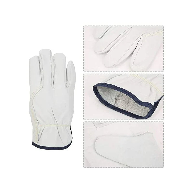 Work Gloves Hand Protection Fire Resistant Welding Glove Super Soft Grain Sheepskin Glove Protective Glove For Tig