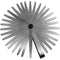 32 Blades Steel Feeler Gauge - Dual Marked Metric And Imperial Measuring Tool For Measuring Gap Width Or Thickness