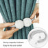 2 Pack Magnetic Curtain Tiebacks For Small, Thin, Or Sheer Curtains Grey Curtain Tieback