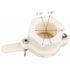 pcs Honey Gate Valve Abs Plastic 2.36″ Extractor Tap Honey Extractor Equipment Honey Tap For Beekeeper (White Honey