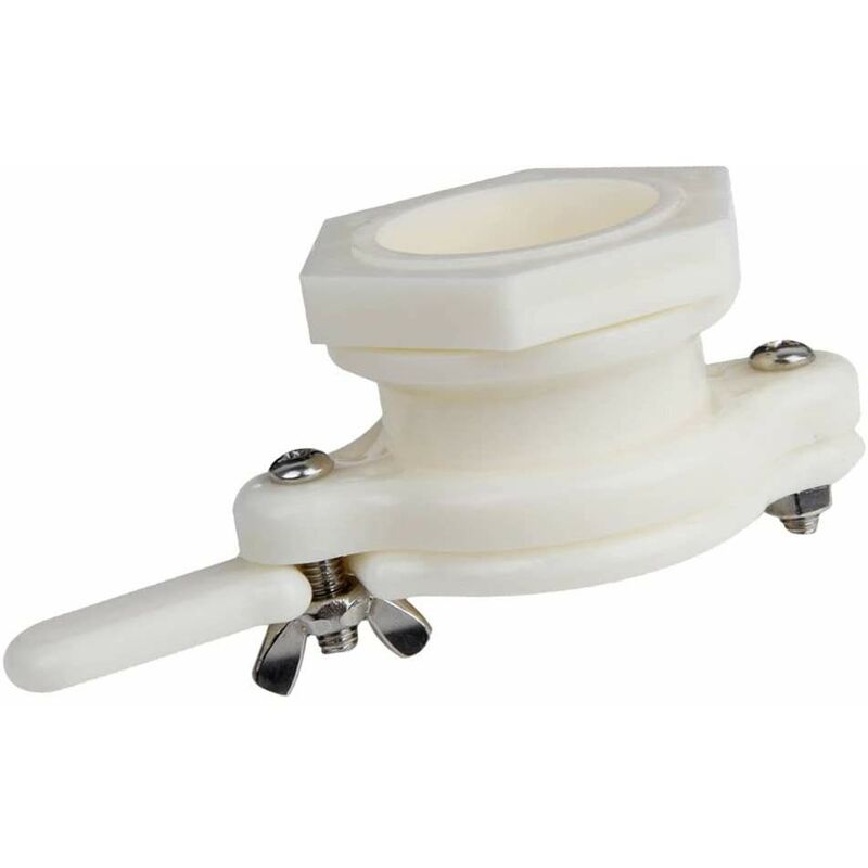 pcs Honey Gate Valve Abs Plastic 2.36″ Extractor Tap Honey Extractor Equipment Honey Tap For Beekeeper (White Honey