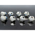 Momentary Metal Push Button Switch 12V 8 pcs 16Mm For Marine Waterproof Car Rv Truck Boat