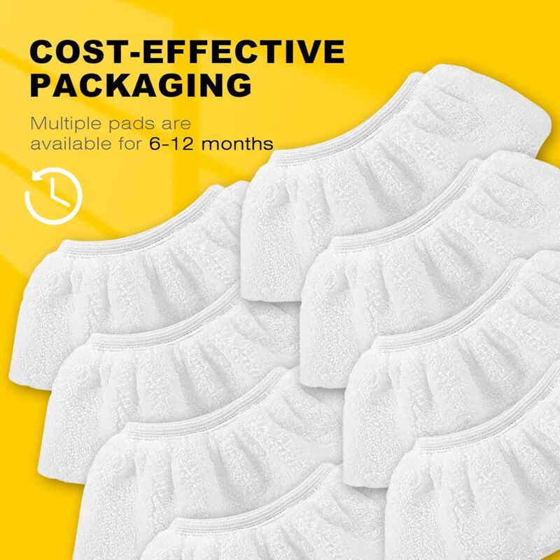 8 pcs Microfiber Cloths For Kärcher, Hand Nozzle Cloths Accessory For Steam Cleaners Sc 1, 2, 3, 4, 5