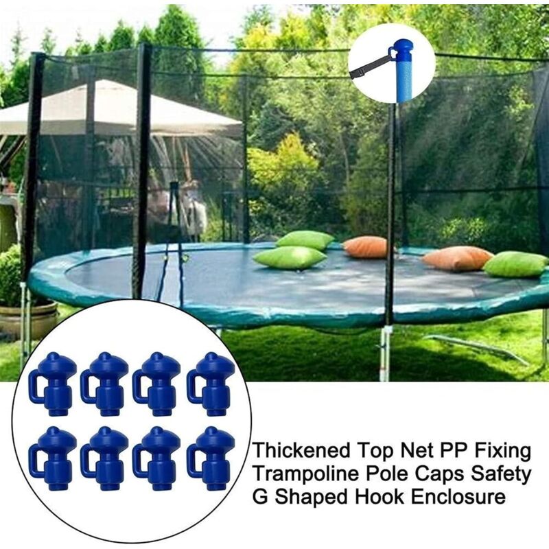 Trampoline Enclosure Diameter Parts, Trampoline Safety Net Brackets, Trampoline Accessories, Fits 2.5-2.8Cm Diameter