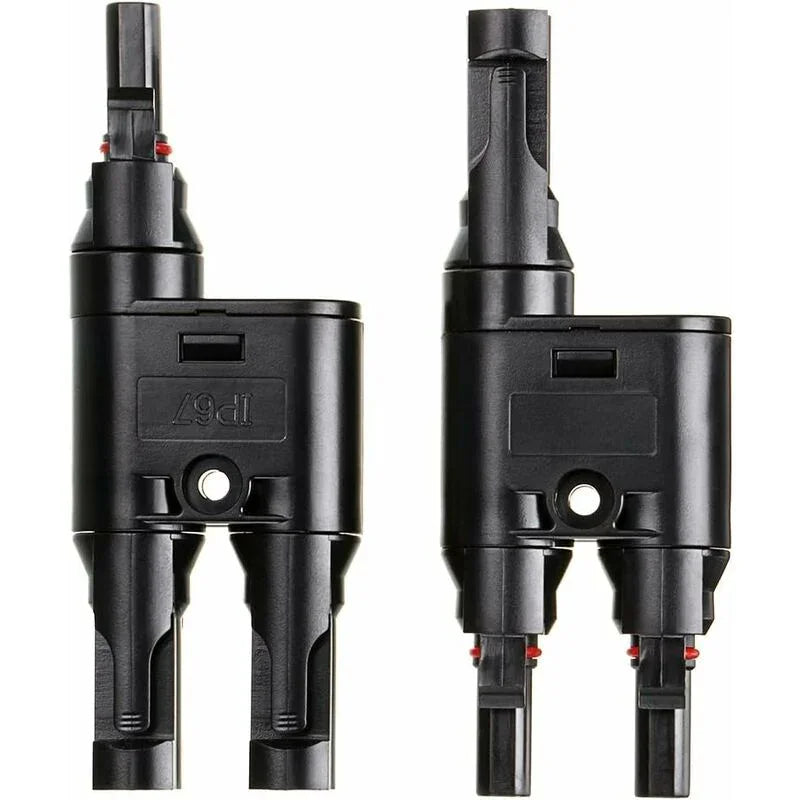 H- 1X Pair Of Solar Panel Connector (1 To 2 Branches), Mc4 Durable And Saving For Family