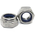 Zinc Steel Lock Nut M10 Pack 25 Hexagonal Locking Lock Nuts Ideal For Carpentry, Construction, Plumbing, Among Other