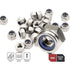 Zinc Steel Lock Nut M10 Pack 25 Hexagonal Locking Lock Nuts Ideal For Carpentry, Construction, Plumbing, Among Other