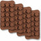 15 Cavity Star Shape Chocolate Mold, Non-Stick Food Grade Silicone Mold Set For Candy Jelly, Ice Cube