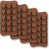 15 Cavity Star Shape Chocolate Mold, Non-Stick Food Grade Silicone Mold Set For Candy Jelly, Ice Cube