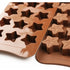 15 Cavity Star Shape Chocolate Mold, Non-Stick Food Grade Silicone Mold Set For Candy Jelly, Ice Cube