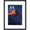 3 pcs Set Photo Frames 21X29.7Cm, A4 Black Frame, Can Be Placed Or Hung On The Wall High Quality Wooden Photo Frame