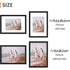 3 pcs Set Photo Frames 21X29.7Cm, A4 Black Frame, Can Be Placed Or Hung On The Wall High Quality Wooden Photo Frame