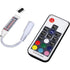 Ultrabright 17 Keys Rf Remote Control Wireless Remote Controller, 5V/12V/24V 12A Mini Controller For Rgb LED Strip