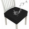 Diamond Lattice Waterproof Seat Covers For Dining ROom Chairs, Stretch Kitchen Chair Covers For Dining ROom, Seat