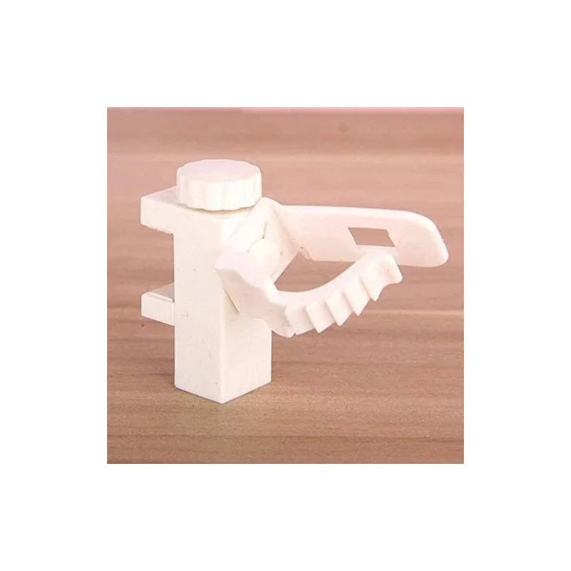 2 pcs Adjustable Crossbar Clamp Holder Curtain ROd Holder Towel Storage Rack Hook For Organizer
