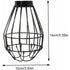 Reptile Heat Lamp Cover, Reptile Heat Lamp Shade - Wire Reptile Heater Guard, Anti-Scald Lamp Mesh Cover For Terrarium