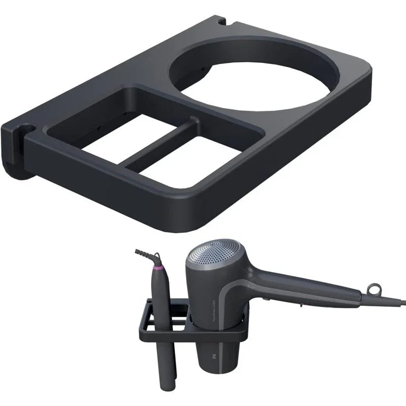 Hair Dryer & Hair Straightener Holders, Universal Wall Mount Organizer Accessories