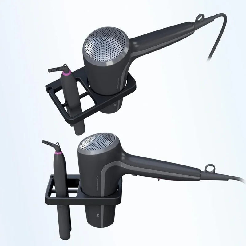 Hair Dryer & Hair Straightener Holders, Universal Wall Mount Organizer Accessories