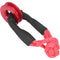Recovery Ring Set, Safe Synthetic Soft Shackle ROpe High Strength Anti-Rust For Atv For Truck For Car(Red)