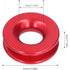 Recovery Ring Set, Safe Synthetic Soft Shackle ROpe High Strength Anti-Rust For Atv For Truck For Car(Red)