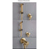 Stainless Steel Toilet Bidet Shattaf Faucet Sprayer, Bidet Sprayer Kit (Gold)