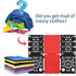 Shirt Folding Board - Clothes Folder Laundry Folder Child Adult Clothing Shirt T Shirt Tee Shirts 58 X 68 Cm (Black &