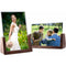 6 Inch Photo Frames 2 pcs Set, Wooden And Acrylic Glass Picture Frame For Tabletop Home Decor