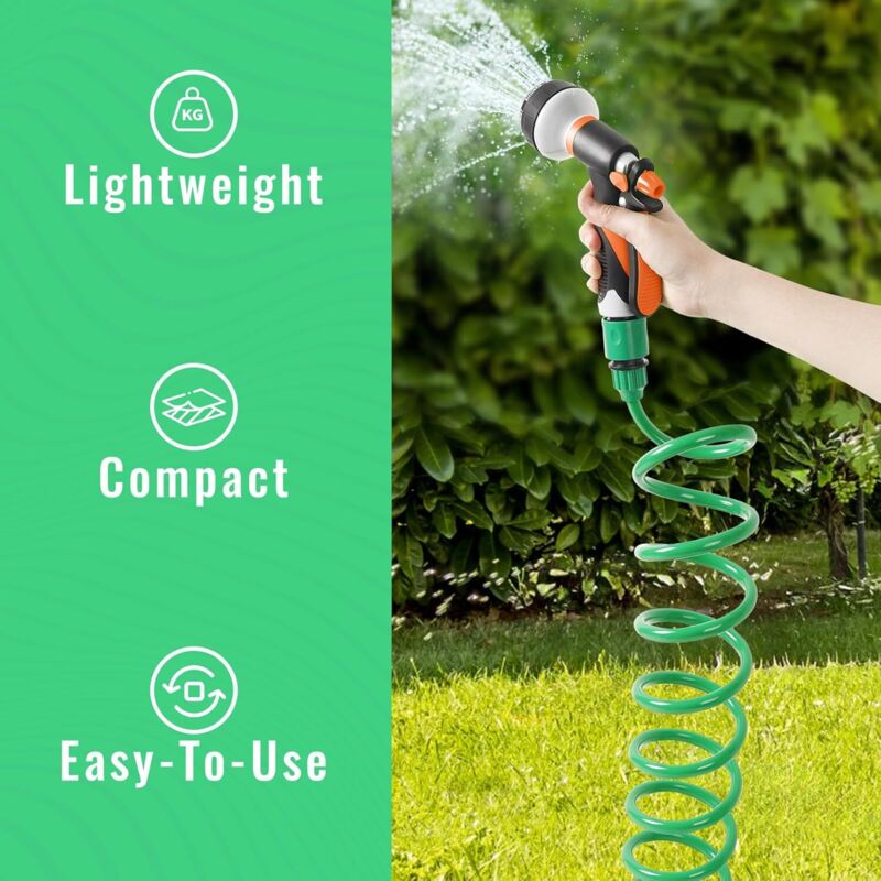 10M Flexible Garden Hose For Garden Shower, Expandable Garden Hose For Garden Watering, Pet, Car Washing.