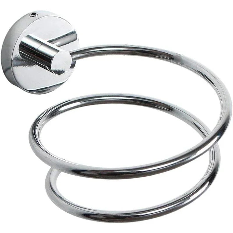 Wall Mounted Hair Dryer Holder, 304 Stainless Steel Hair Dryer Storage/Holder, Bathroom Accessories