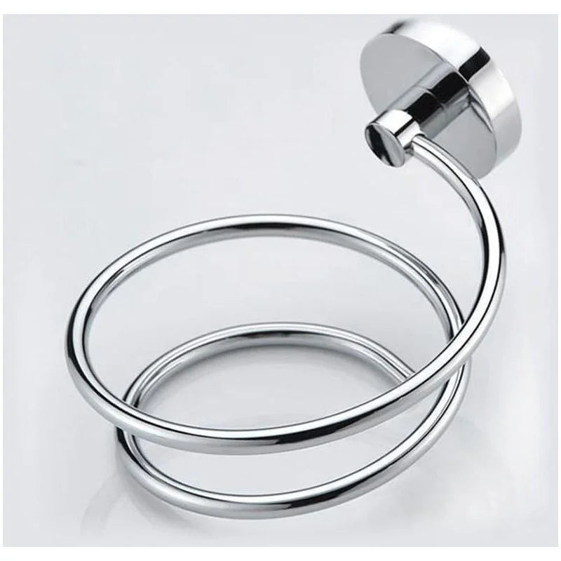 Wall Mounted Hair Dryer Holder, 304 Stainless Steel Hair Dryer Storage/Holder, Bathroom Accessories