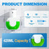 Automatic Soap Dispenser Touchless Liquid Soap 420Ml, Automatic Liquid Soap Dispenser For Kitchen, With 4 Adjustable