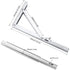 250Mm Folding Wall Shelf, 2 pcs Stainless Steel Folding Bracket, Garage Shelf Support Frame, Heavy Duty Bracket For