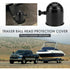 Trailer Hitch Ball Cover, 50Mm Universal Hitch Ball Cap Tow Ball Cover Trailer Hitch Ball Protective Cover, Black