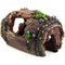 Resin Fish Tank Non-Toxic Ornament Broken Barrel Cave Landscaping Decoration