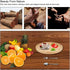 2 Piece Bamboo Saucers 20Cm ROund Bamboo Tray Bamboo Plant Saucer ROund Serving Tray Wooden Flower Pot Saucer For Cups,