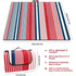 Picnic Mat 200 X 200 Cm, Waterproof Picnic Blanket For Beach And Garden, Large Picnic Tablecloth For Family (4-6 People)