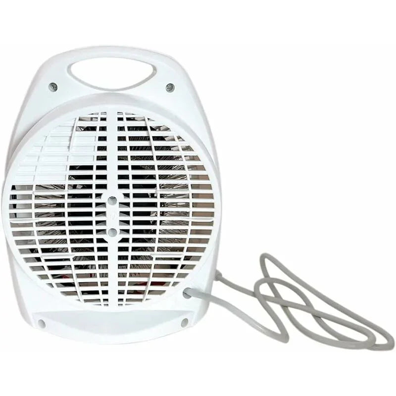 Electric Fan Heater, Electric Stove, 1000W / 2000W, Hot Air Thermo Convector 2 Powers Intuitive Button, Silent, Portable