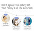 Non-Slip Bath Mat Shower Mat With Foot Massage, Environmentally Friendly Pvc Anti-Mold Bathroom Bathtub Mat Floor