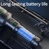 Rechargeable LED Flashlight - Military Flashlight - 5000 lumens - 26650 rechargeable battery - 6 modes - Power bank function - IP67 waterproof - Battery-powered flashlight