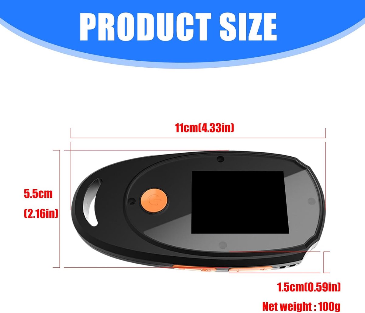 Microscope - Children's Microscope - Portable Digital Microscope for Children and Adults - 5.1 cm Color Screen - 500x Magnification - 8 Built-in LED Lights