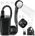 Portable Camping Shower - 6000mAh Rechargeable Shower Pump - With Smart LED Display - 4 Spray Modes - IPX7 Waterproof Outdoor Shower - For Hiking, Travel, Car, Pets - Black