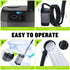 Portable Camping Shower - 6000mAh Rechargeable Shower Pump - With Smart LED Display - 4 Spray Modes - IPX7 Waterproof Outdoor Shower - For Hiking, Travel, Car, Pets - Gray