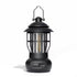 Rechargeable Camping Lantern – Retro Camping Lamp – Dimmable COB Hanging Light for Tent, Camping, Fishing, Hiking, etc. – Black