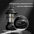 Rechargeable Camping Lantern – Retro Camping Lamp – Dimmable COB Hanging Light for Tent, Camping, Fishing, Hiking, etc. – Black