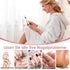 Electric nail file 12 grinding heads rechargeable 15000RPM adjustable speed multifunctional, White